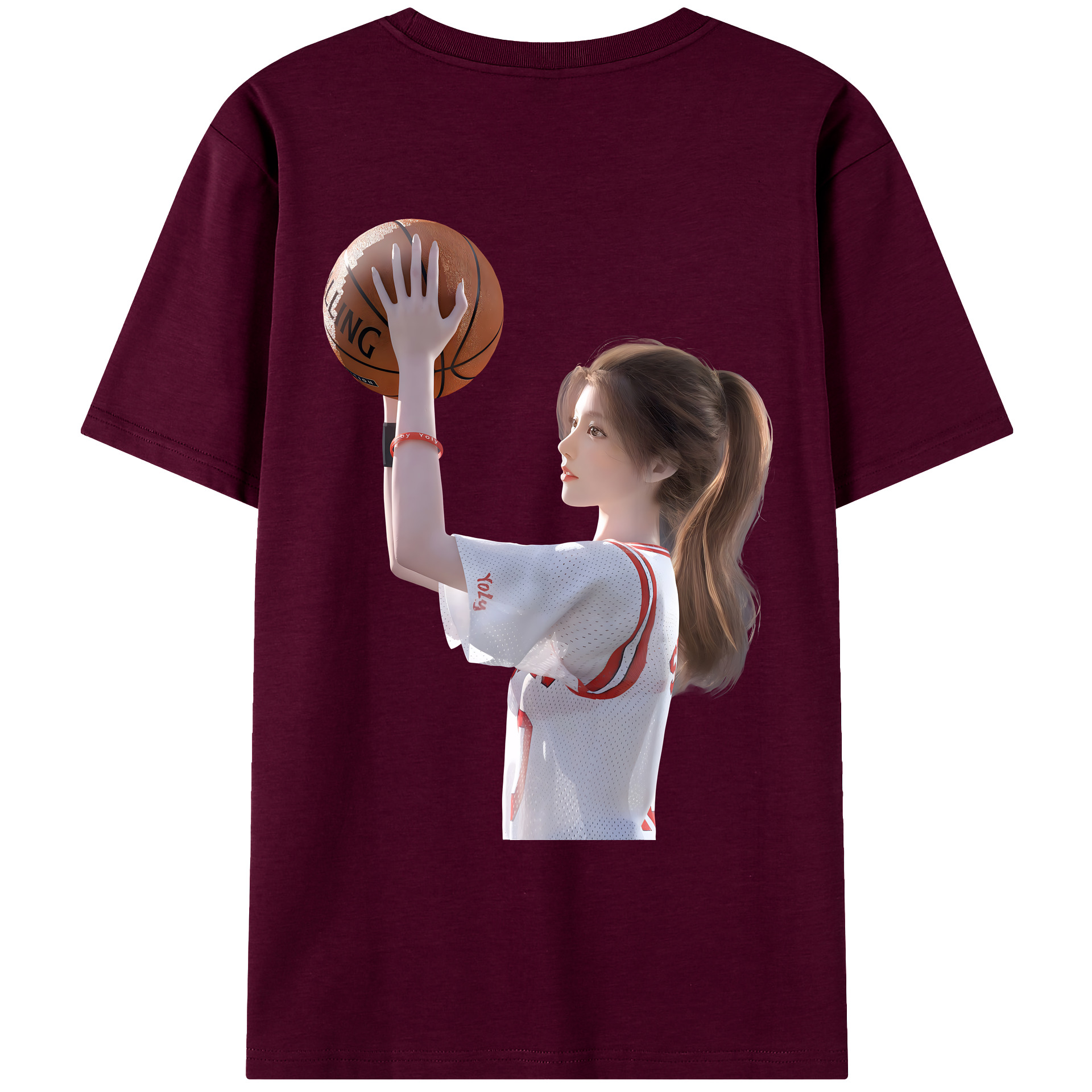 （画像用） SLAM DUNK／スラムダンク レディース半袖Tシャツ(バックプリント)